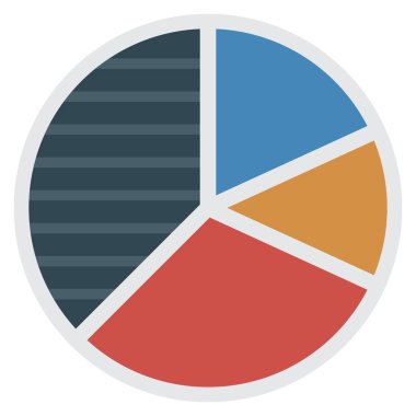Grafik ve istatistikler için İş Yönetimi Düz simgesi 