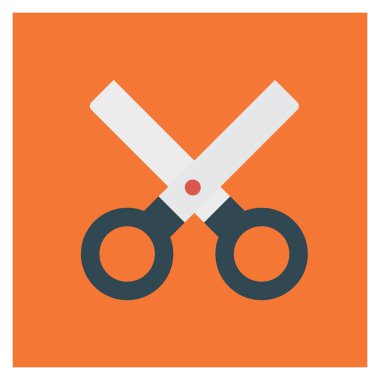 Kesme ve kesme için İşletme Yönetimi Düz simgesi 