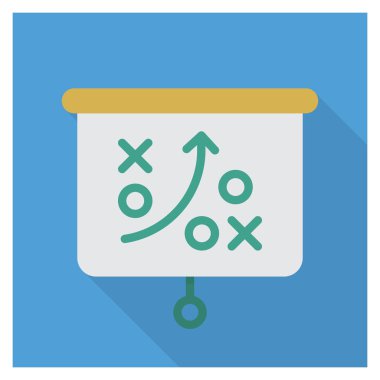 Strateji & planlama için İş Yönetimi Düz simgesi 