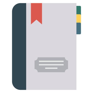 Yer imi & günlüğü için İş Yönetimi Düz simgesi 