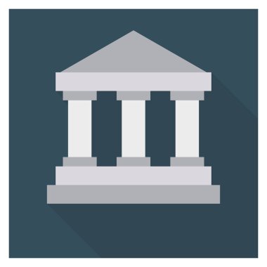 Mülk inşa etmek için İşletme Yönetimi Düz simgesi 