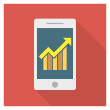 Büyüme ve artış için İş Yönetimi Düz simgesi 