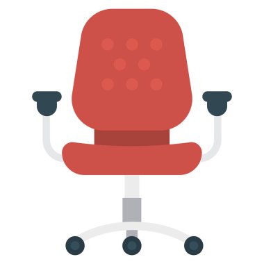 Ofis & boşluğu için İş Yönetimi Düz simgesi 