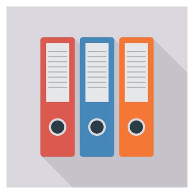 Arşiv & klasörü için İş Yönetimi Düz simgesi