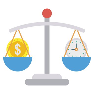 Ölçek & ölçümü için İş Yönetimi Düz simgesi 