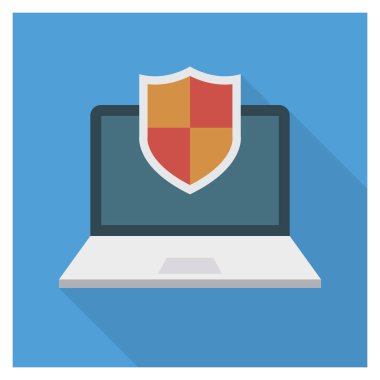 Bilgisayar & donanımı için İş Yönetimi Düz simgesi 