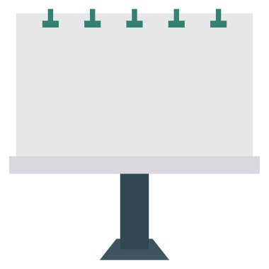 Pano & ilan panosu için İş Yönetimi Düz simgesi 