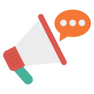 Reklam & pazarlama için İş Yönetimi Düz simgesi 