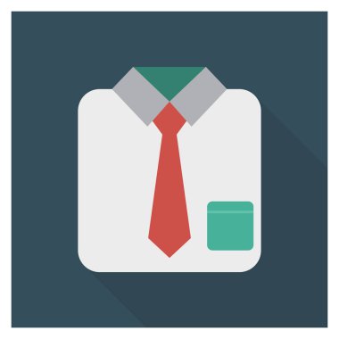 Kumaş & kravat için İş Yönetimi Düz simgesi