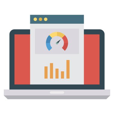 Grafik ve analiz için İş Yönetimi Düz simgeleri 