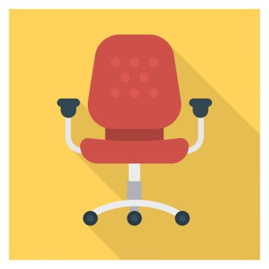 Ofis & boşluğu için İş Yönetimi Düz simgesi 