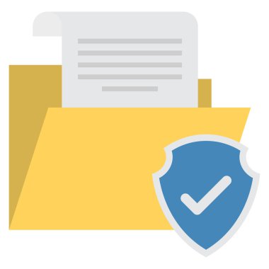 Dizin & belgesi için İş Yönetimi Düz simgesi