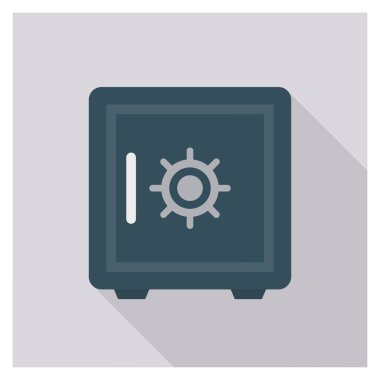 Dolap & korunması için İş Yönetimi Düz simgesi