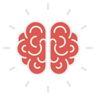 Yaratıcı & zihin için İş Yönetimi Düz simgesi 