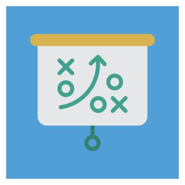 Strateji & planlama için İş Yönetimi Düz simgesi 