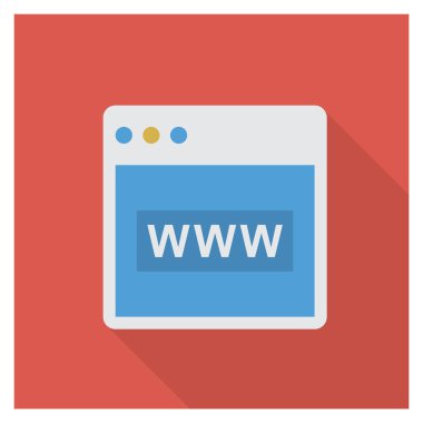 Web sayfası & penceresi için İş Yönetimi Düz simgesi 