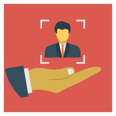 Odaklanma & kullanıcısı için İş Yönetimi Düz simgesi 