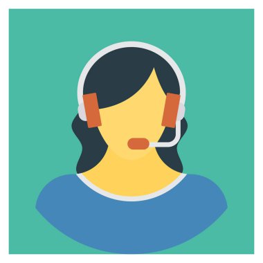 Hizmet & çalışanı için İş Yönetimi Düz simgesi