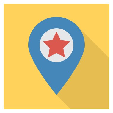 GPS & yönü için İşletme Yönetimi Düz simgesi 