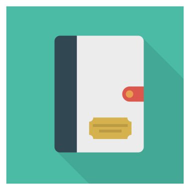 Kitap & süt ürünleri için İş Yönetimi Düz simgesi 