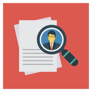 Cv & işi için İş Yönetimi Düz simgesi
