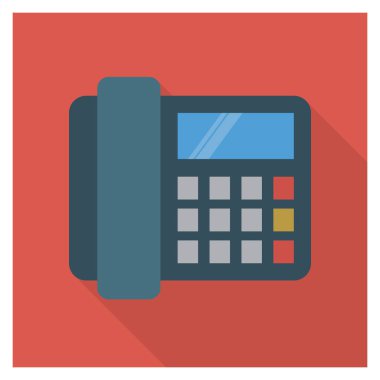 Arama ve konuşma için İş Yönetimi Düz simgesi 