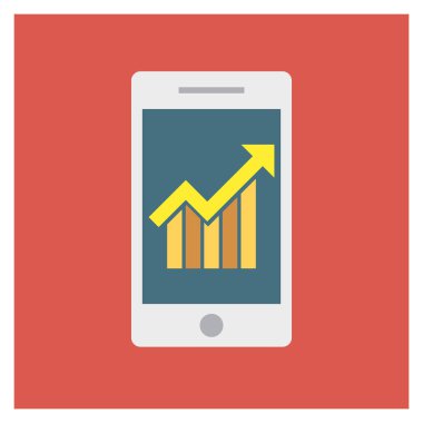 Büyüme ve artış için İş Yönetimi Düz simgesi 