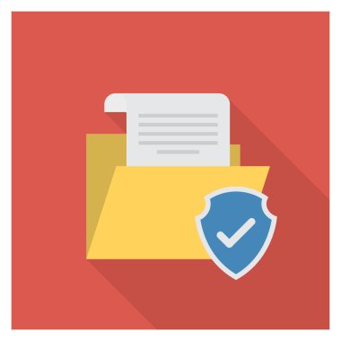 Dizin & belgesi için İş Yönetimi Düz simgesi