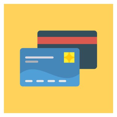 Kart & banka kartı için İşletme Yönetimi Düz simgesi 