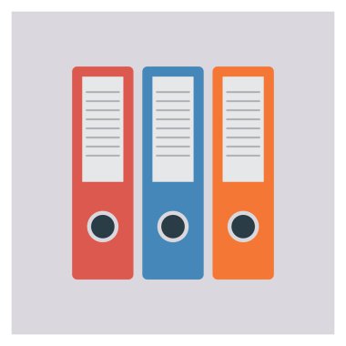 Arşiv & klasörü için İş Yönetimi Düz simgesi