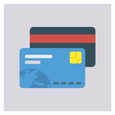 Ödeme & kartı için İşletme Yönetimi Düz simgesi