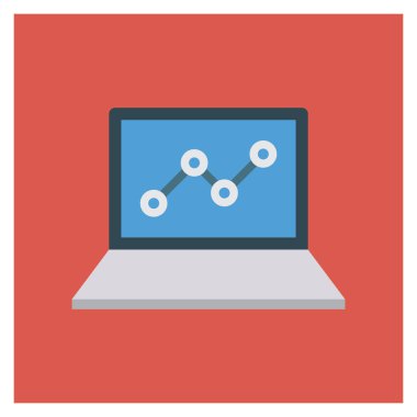 Grafiği & yükseltmek için İş Yönetimi Düz simgesi 