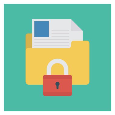 Dizin & belgesi için İş Yönetimi Düz simgesi 