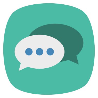 Metin & ileti için İş Yönetimi Düz simgesi 