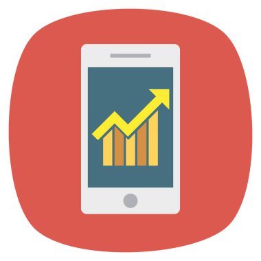 Büyüme ve artış için İş Yönetimi Düz simgesi 