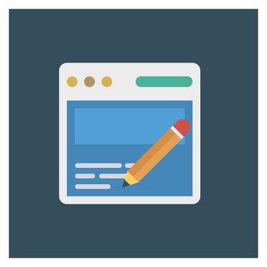 & Tarayıcı yaratmak için İş Yönetimi Düz simgesi 