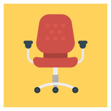 Ofis & boşluğu için İş Yönetimi Düz simgesi 