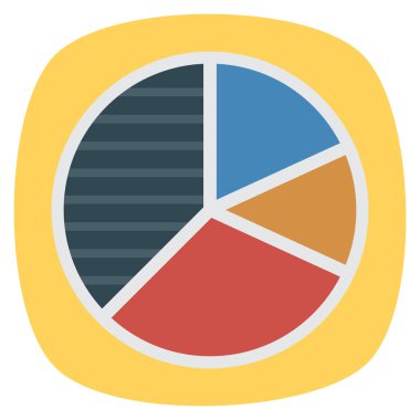 Grafik ve istatistikler için İş Yönetimi Düz simgesi 