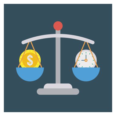 Ölçek & ölçümü için İş Yönetimi Düz simgesi 