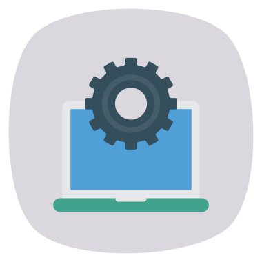 İş ve yönetim dairesi ikonu. ayar