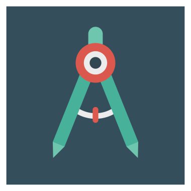 Ölçüm & geometri için İş Yönetimi Düz simgesi 