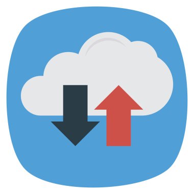 İş ve yönetim dairesi ikonu. bulut