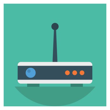 Yönlendirici & ağ geçidi için İş Yönetimi Düz simgesi