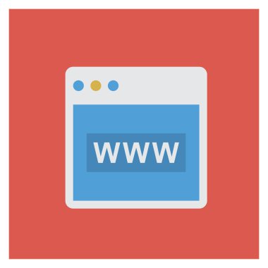 Web sayfası & penceresi için İş Yönetimi Düz simgesi 