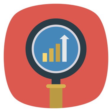 İş ve yönetim dairesi ikonu. çizelge