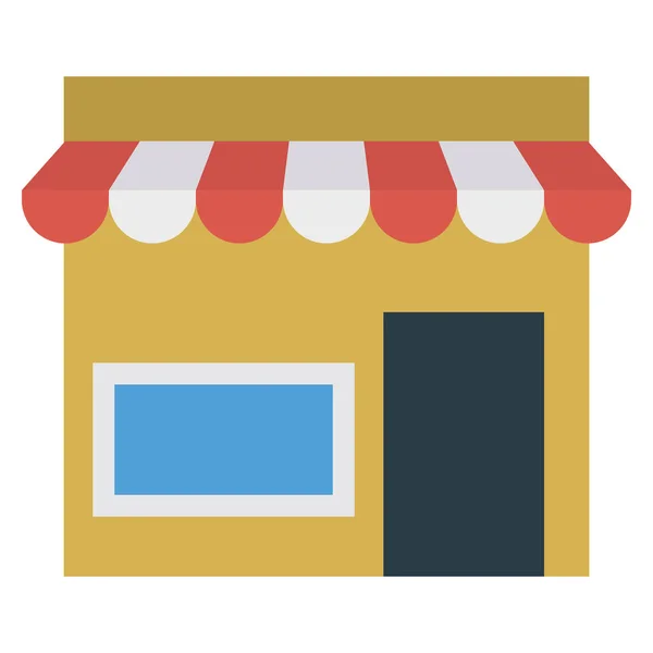 Иконка Управление Бизнесом Магазинов Онлайн — стоковый вектор