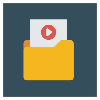 Arşiv & dizini için İş Yönetimi Düz simgesi