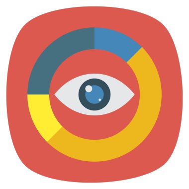 iş yönetimi dairesi simgesi. 