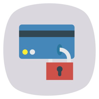 İş Yönetimi Düzlüğü simgesi. kredi kartı