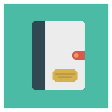 Kitap & süt ürünleri için İş Yönetimi Düz simgesi 